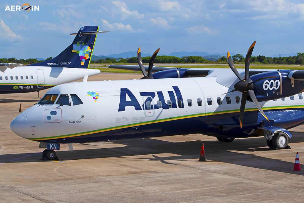 Azul fará voo para a Itália com aeronave turboélice ATR 72