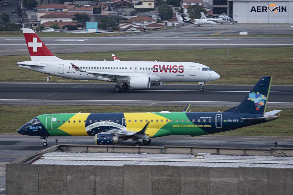 El análisis compara los E-Jets de Embraer con los Airbus A220 que llegaron a Brasil