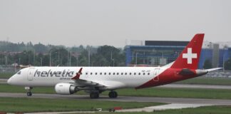 Com jato Embraer E190, Helvetic assumirá voos da Peoples em regime de wetlease