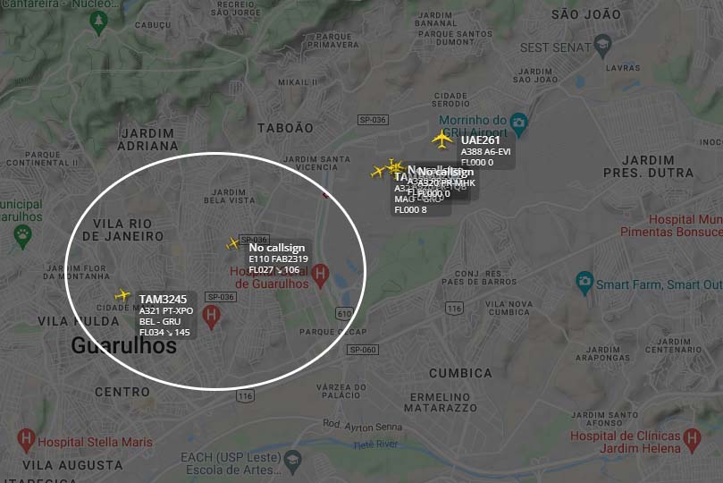 Image-22051509-768x507-copiar-1 Video:Airbus da Latam não consegue arremeter e pousa com outro avião na pista em Guarulhos