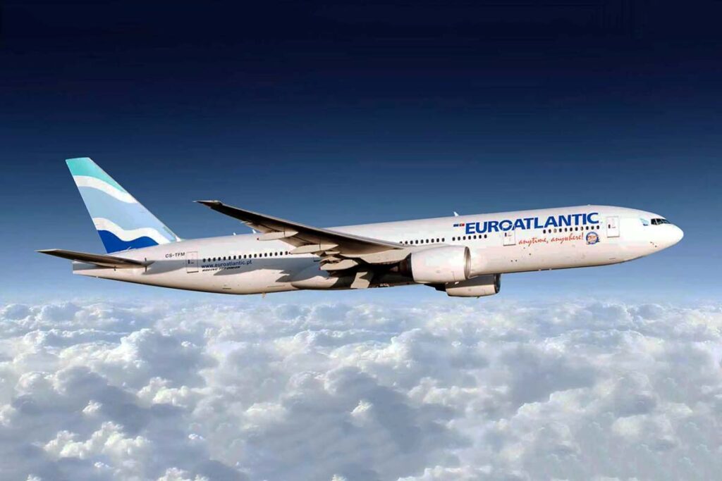 EuroAtlantic de Portugal mantendrá aviones Boeing 777 en Jordania