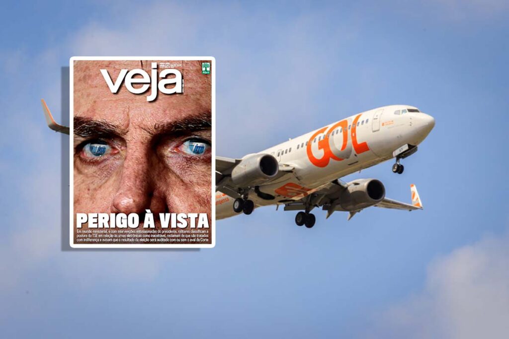 Gol suspende parceria com Revista Veja após capa polêmica e reclamação de Flávio Bolsonaro