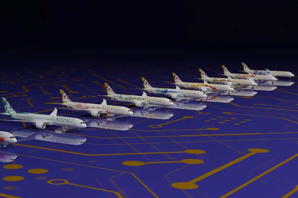 Coleção de NFT da Etihad Airways