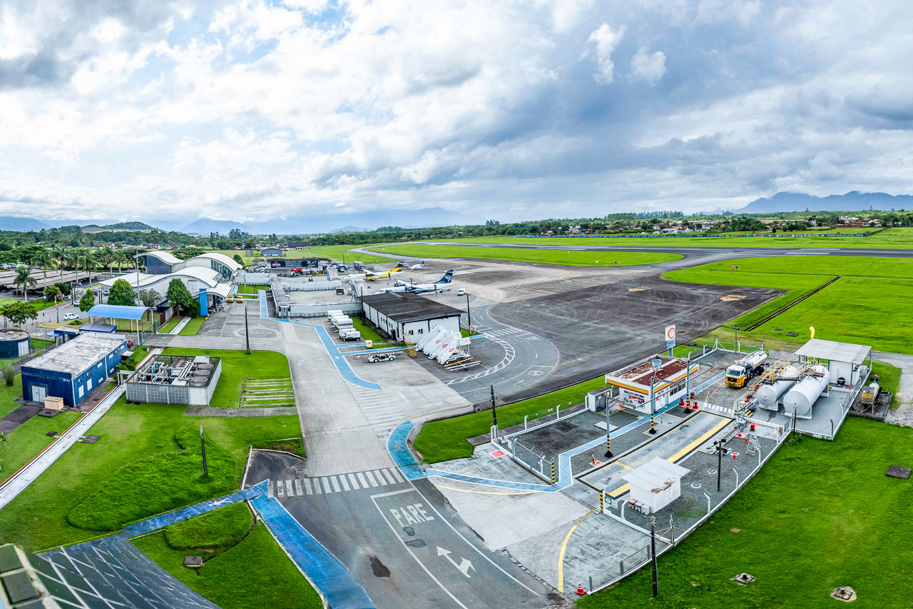 Aeroporto de Joinville (SC) é um dos aeroportos próximos de Itapema