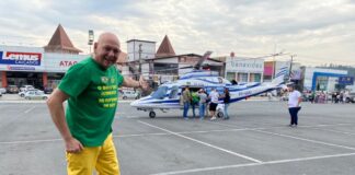 Havan presenteia mais de 300 clientes com voos de helicóptero em comemoração ao aniversário de Brusque-SC