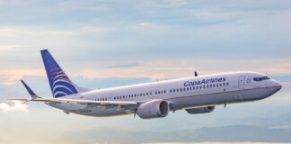 Copa Airlines anuncia aumento do número de voos que opera no Aeroporto de Belo Horizonte, em Confins Avião Boeing 737 MAX 9 da Copa Airlines