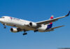 Boeing 767 de passageiros da LATAM fará uma série de raras aparições em voos para Guarulhos
