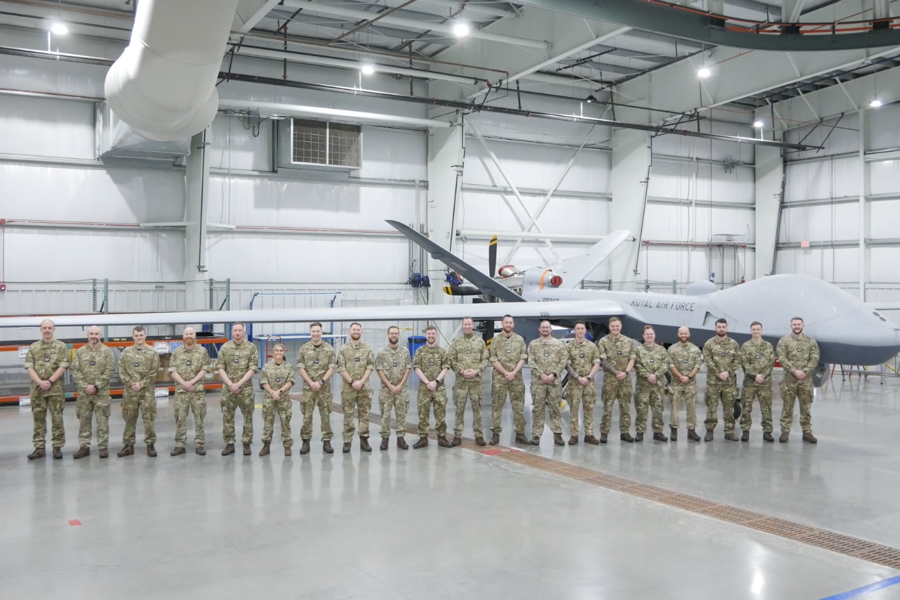 The RAF is sending airmen to the US for training to support the operation of the massive MQ-9B drone