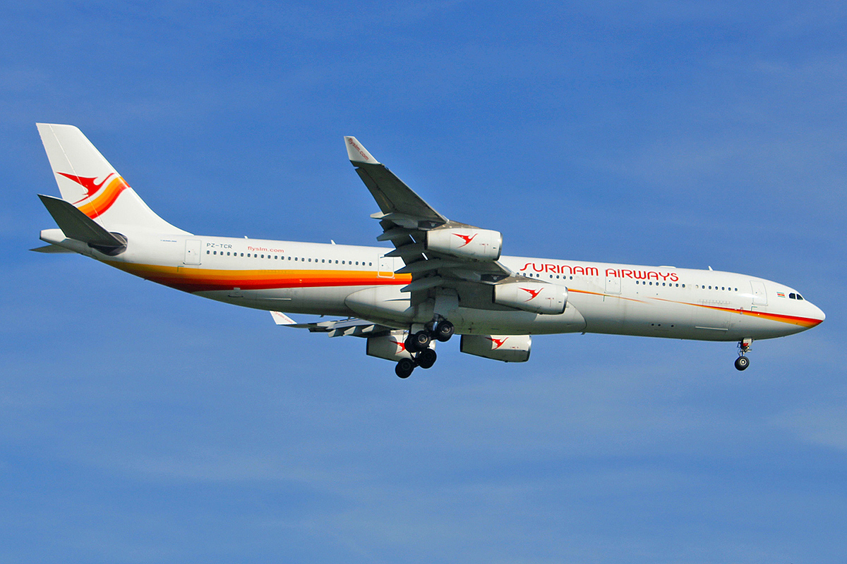Com devolução da Surinam, resta apenas uma operadora do Airbus A340 na América Latina