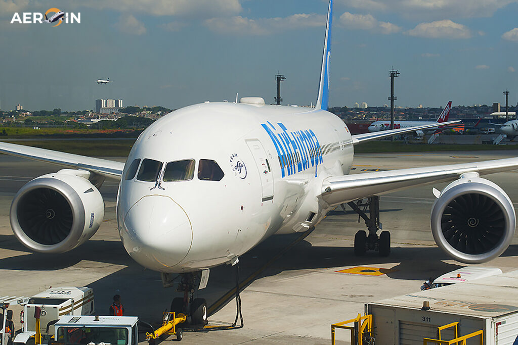 Tras una semana de graves turbulencias en los vuelos, un Boeing 787 de Air Europa permanece en Natal