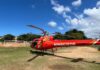 Helicóptero Esquilo dos Bombeiros da Bahia transporta paciente com AVC em estado grave