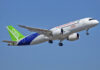 Variante para aeroportos de alta altitude do jato chinês Comac C919 realiza voo inaugural Avião C919
