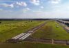 Aeroporto de Americana-SP avança em obras com reforma do pátio, drenagem e novo balizamento