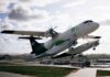 Projeto de avião ATR 72 anfíbio tem progresso com a chegada do primeiro flutuador de 17 metros