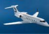 Avião Bombardier Challenger 3500 de número 200 é entregue e o cliente é Piero Ferrari, vice-presidente da Ferrari