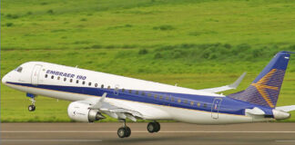 Primeiro Embraer E190 da história é desmontado em ferro-velho para virar etiquetas de bagagem