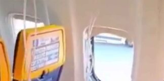 Ryanair aponta possível dano por objeto estranho em falha que causou rompimento de janela e descompressão