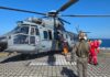 Marinha do Brasil resgata tripulante com suspeita de AVC a 70 milhas da costa em missão com helicóptero UH-15