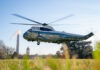 Helicóptero militar com Trump a bordo tem perda de separação com jato comercial em aeroporto palco de tragédia