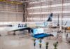 Azul Fidelidade e Itaú comemoram parceria com avião Airbus A320neo adesivado