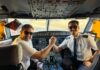 Passageiros de um avião da LATAM talvez nem imaginem quão especial foi o voo para os pilotos no último sábado