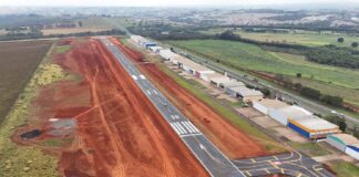 Concluída a reforma do pátio de aeronaves do Aeroporto de Americana-SP e obras de modernização seguem avançando