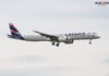 Primeiro avião Embraer 195-E2 da LATAM ganha uma marca especial na fuselagem