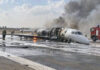 Jatinho Cessna Citation sai da pista e pega fogo na Líbia