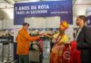 Aeroporto de Salvador celebra dois anos de voo direto da Air France para Paris com recepção especial aos passageiros