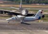 Em voo de entrega, pousa no Brasil o avião C408 SkyCourier da Força Aérea Paraguaia, financiado por Itaipu