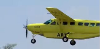 Com direito a rasante, um avião Cessna Grand Caravan EX novinho chega ao Brasil para a frota da A.R.T