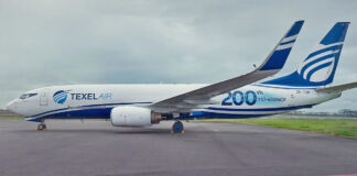Boeing comemora a entrega da 200ª aeronave 737-800 convertida de passageiros para cargueiro