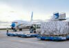 Boeing 737 cargueiro leva 18 toneladas de salmão de Trelew, no primeiro embarque para exportação do aeroporto aos EUA