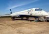 Avião Embraer E190 que era da Azul foi comprado por outra empresa, mas nunca mais vai voar