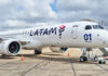 LATAM Brasil recebe hoje o seu 1º jato Embraer, vindo do Paraguai; acompanhe ao vivo o voo de entrega