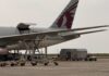 Boeing 777 vindo dos EUA inicia a série de voos que trarão 800 toneladas de equipamentos e carros ao Aeroporto de Viracopos para a Fórmula 1