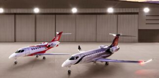 SyberJet apresenta modelo em escala real do jato SJ36 e anuncia cronograma de produção do SJ34