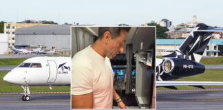 João Adibe mostra curiosidades durante longo voo de Seul para o Brasil a bordo do seu jatinho Global 6000
