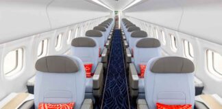 Aérea do Pacífico recebe ATR 72 exclusivo com só 26 assentos de classe executiva